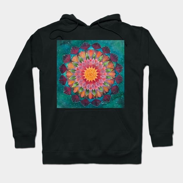 Green Mandala Hoodie by amyliafaizalart